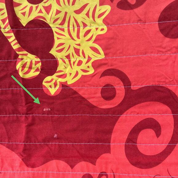 Manuhealii Vintage Quilt Palaka Blanket Bedspread Queen Size - Picture 9 of 15